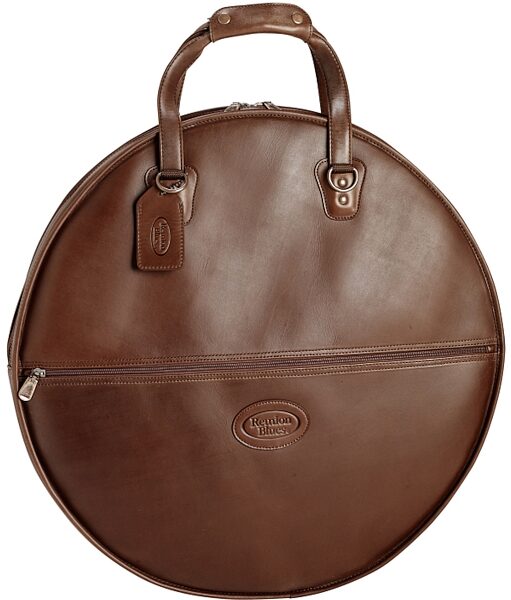 open zoom image for Reunion Blues Leather Cymbal Bag,  Chestnut Brown
