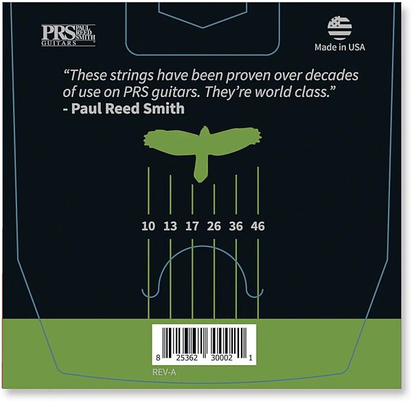 open zoom image for PRS Paul Reed Smith Classic Electric Guitar Strings, Light, .010-.046, view