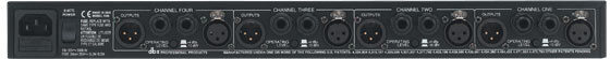 open zoom image for dbx 1046 Quad Compressor and Limiter, Rear