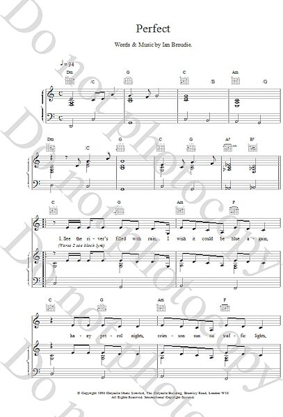 open zoom image for Perfect - Piano/Vocal/Guitar, New, Main