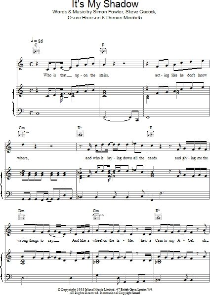 open zoom image for It's My Shadow - Piano/Vocal/Guitar, New, Main