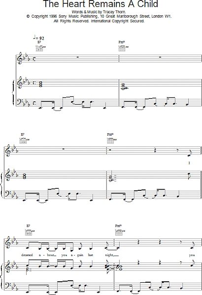 open zoom image for The Heart Remains A Child - Piano/Vocal/Guitar, New, Main