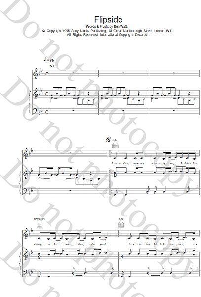 open zoom image for Flipside - Piano/Vocal/Guitar, New, Main