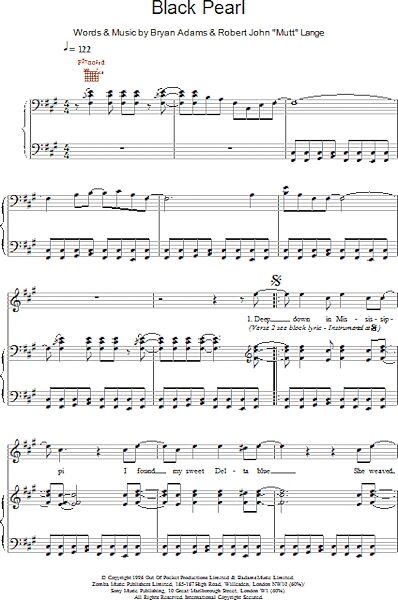 open zoom image for Black Pearl - Piano/Vocal/Guitar, New, Main