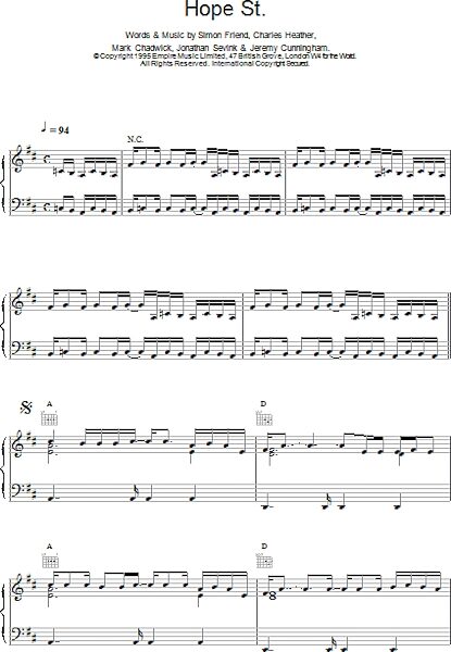 open zoom image for Hope Street - Piano/Vocal/Guitar, New, Main