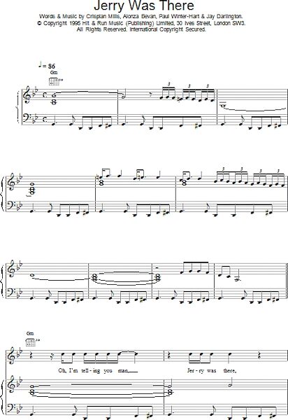 open zoom image for Jerry Was There - Piano/Vocal/Guitar, New, Main