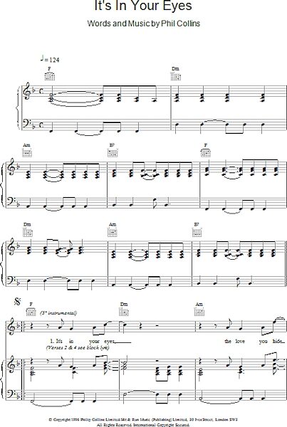 open zoom image for Its In Your Eyes - Piano/Vocal/Guitar, New, Main