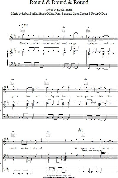 open zoom image for Round & Round & Round - Piano/Vocal/Guitar, New, Main
