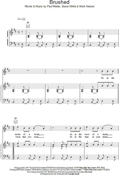 open zoom image for Brushed - Piano/Vocal/Guitar, New, Main