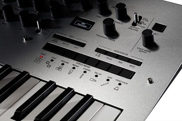 open zoom image for Korg Minilogue Analog Polyphonic Synthesizer, 37-Key, Silver, Voice Mode