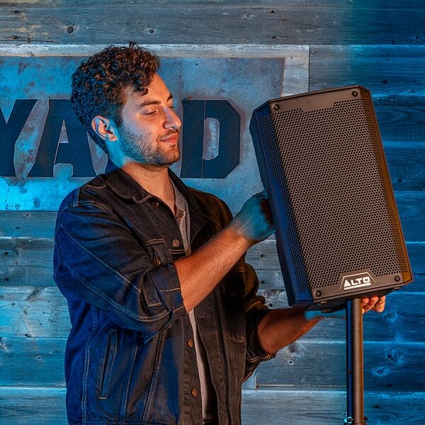 open zoom image for Alto Professional TS408 Powered Loudspeaker, Single, Action Position Back