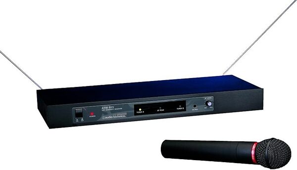 open zoom image for Audio Technica 1100 Series Handheld Wireless System (Model ATW1128), Main