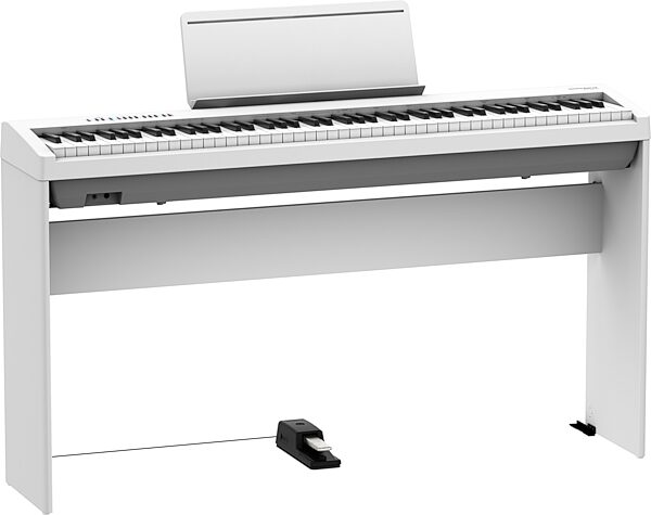 open zoom image for Roland FP-30X Digital Stage Piano, White, FP-30X-WH, Action Position Front