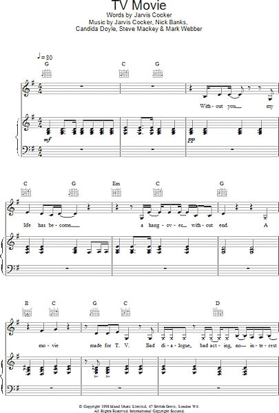 open zoom image for TV Movie - Piano/Vocal/Guitar, New, Main