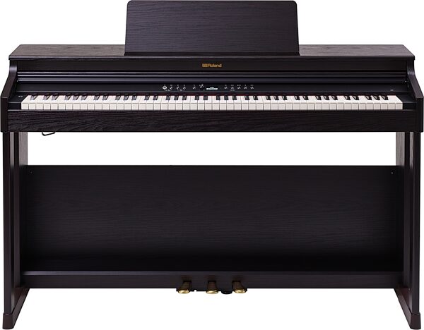 open zoom image for Roland RP701 Digital Piano, Dark Rosewood, Action Position Front