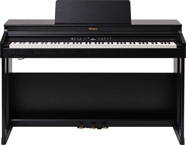 open zoom image for Roland RP701 Digital Piano, Black, Action Position Front