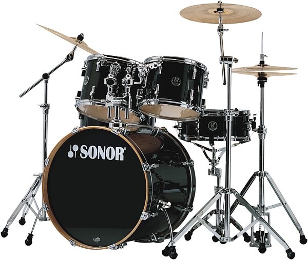open zoom image for Sonor Force 2007 Stage2 5-Piece Drum Shell Kit, Black