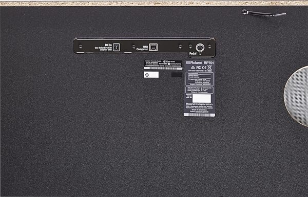 open zoom image for Roland RP701 Digital Piano, Black, Action Position Front