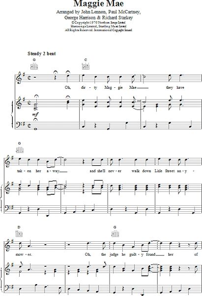 open zoom image for Maggie Mae - Piano/Vocal/Guitar, New, Main