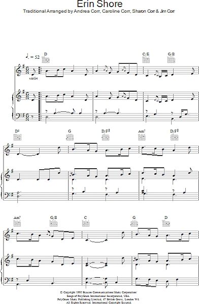open zoom image for Erin Shore - Piano/Vocal/Guitar, New, Main