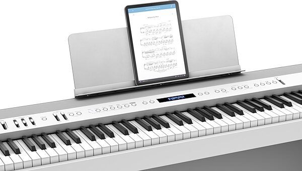 open zoom image for Roland FP-60X Digital Stage Piano, White, Open Box (Very Good), Action Position Back