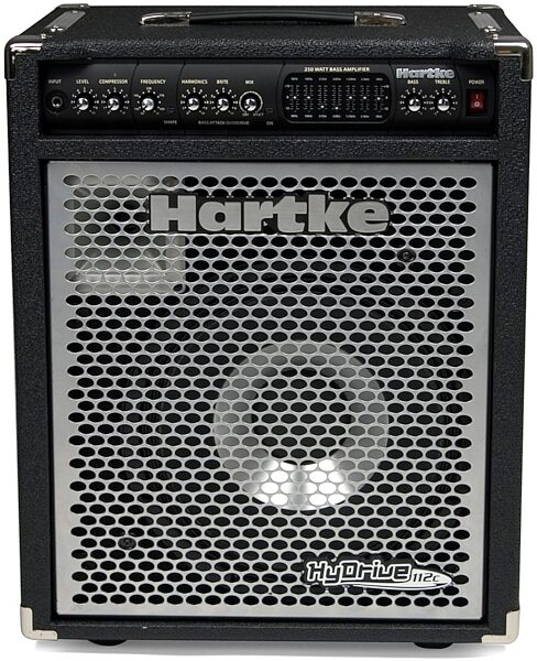 open zoom image for Hartke HyDrive HD112C Bass Combo Amplifier (250 Watts, 1x12"), Front