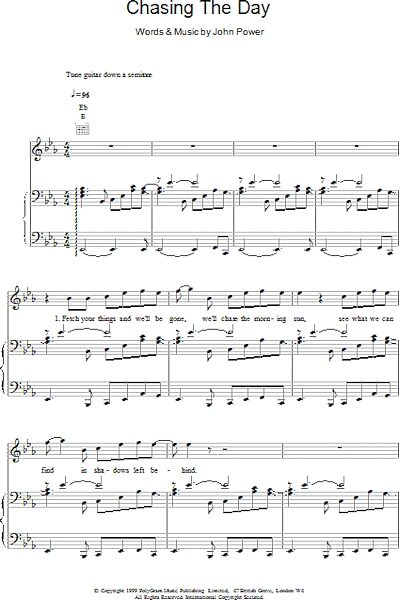 open zoom image for Chasing The Day - Piano/Vocal/Guitar, New, Main