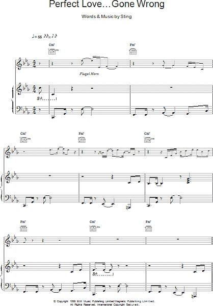 open zoom image for Perfect Love Gone Wrong - Piano/Vocal/Guitar, New, Main