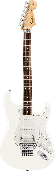 open zoom image for Fender Standard Stratocaster HSS FR Electric Guitar with Floyd Rose (Rosewood Fingerboard), Arctic White
