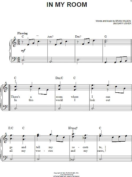 open zoom image for In My Room - Easy Piano, New, Main