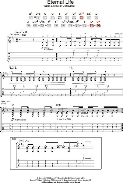 open zoom image for Eternal Life - Guitar TAB, New, Main
