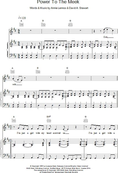 open zoom image for Power To The Meek - Piano/Vocal/Guitar, New, Main