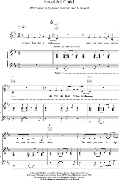 open zoom image for Beautiful Child - Piano/Vocal/Guitar, New, Main