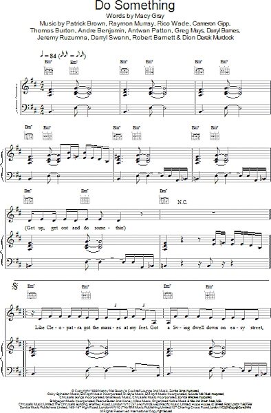 open zoom image for Do Something - Piano/Vocal/Guitar, New, Main