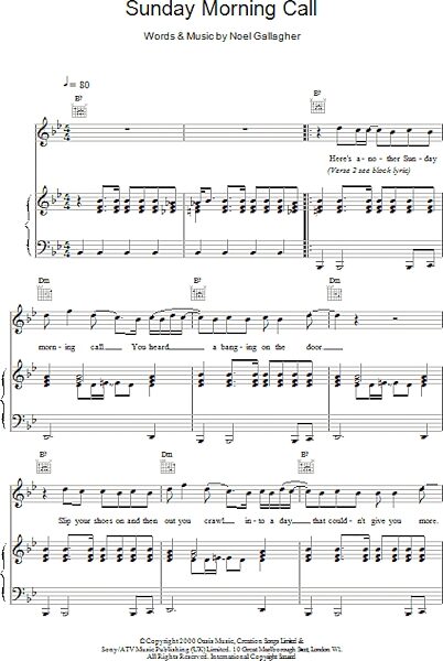 open zoom image for Sunday Morning Call - Piano/Vocal/Guitar, New, Main