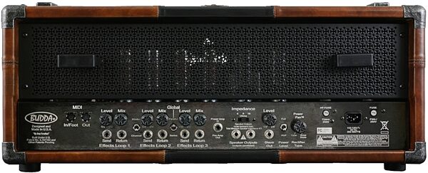 open zoom image for Budda MN-100H Guitar Amplifier Head (120 Watts), Back