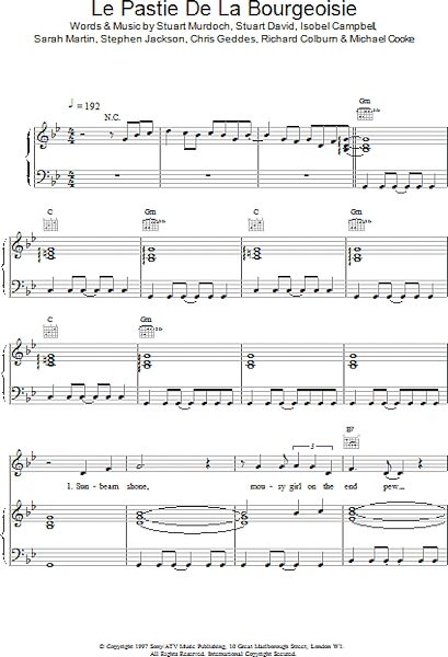 open zoom image for Le Pastie De La Bourgeoisie - Piano/Vocal/Guitar, New, Main