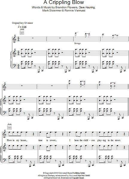 open zoom image for A Crippling Blow - Piano/Vocal/Guitar, New, Main
