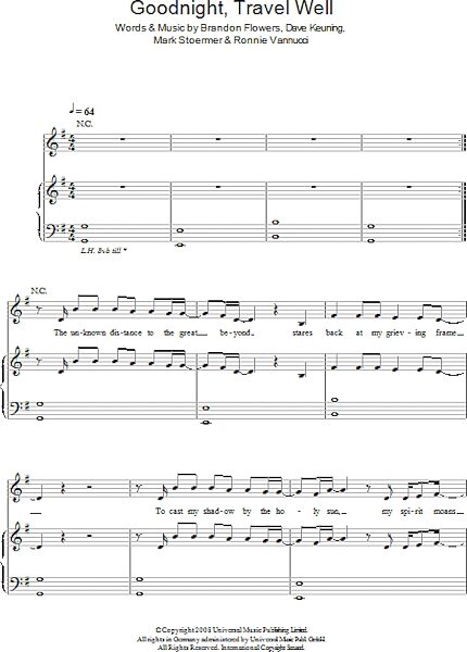 open zoom image for Goodnight Travel Well - Piano/Vocal/Guitar, New, Main