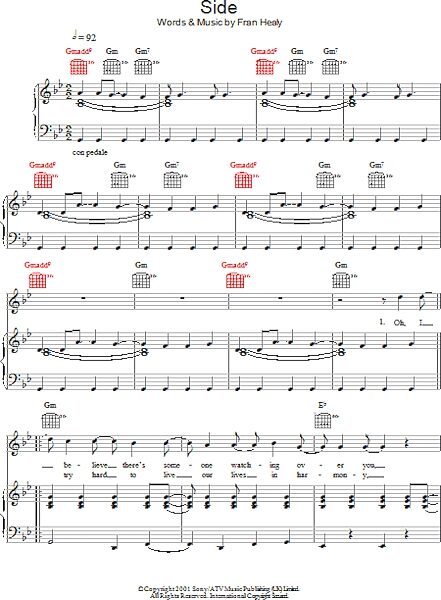 open zoom image for Side - Piano/Vocal/Guitar, New, Main