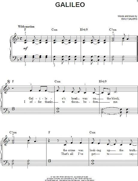 open zoom image for Galileo - Easy Piano, New, Main