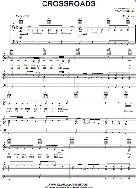 open zoom image for Crossroads - Piano/Vocal/Guitar, New, Main