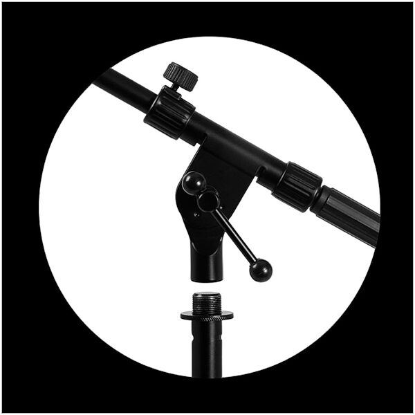 open zoom image for On-Stage MSP7703 EuroBoom Microphone Stands (with Gig Bag), New, Angle