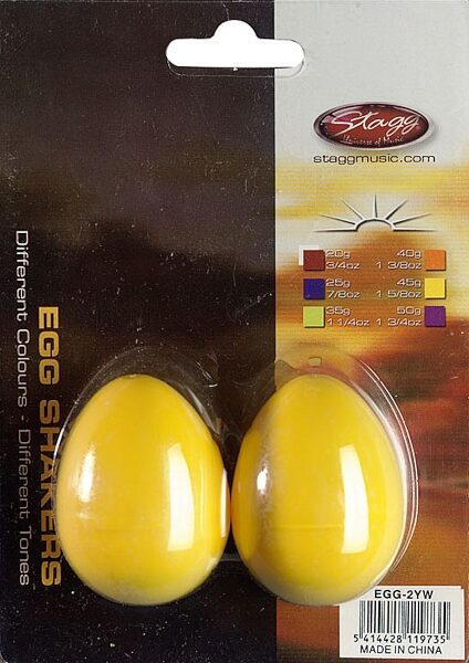 open zoom image for Stagg Egg Shaker, Yellow