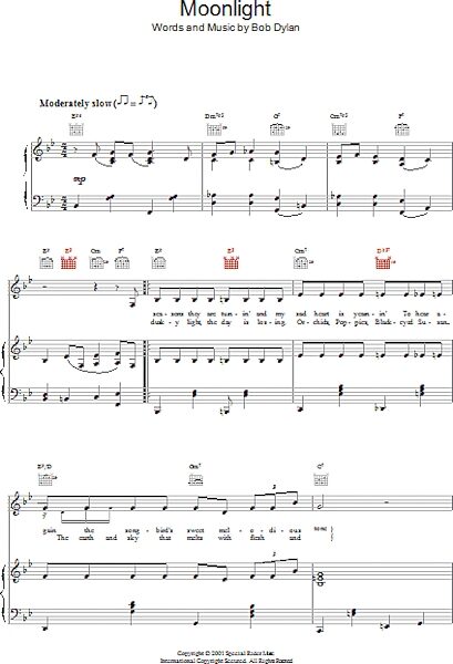 open zoom image for Moonlight - Piano/Vocal/Guitar, New, Main