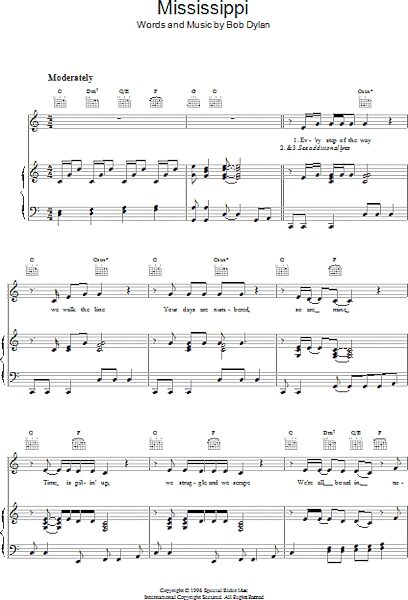 open zoom image for Mississippi - Piano/Vocal/Guitar, New, Main