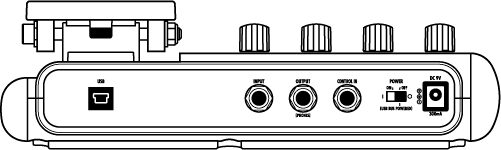 open zoom image for Zoom G2.1u Guitar Multi-Effects Pedal, Rear