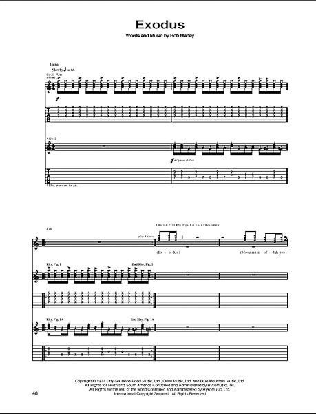 open zoom image for Exodus - Guitar TAB, New, Main