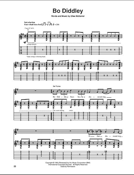 open zoom image for Bo Diddley - Guitar TAB, New, Main