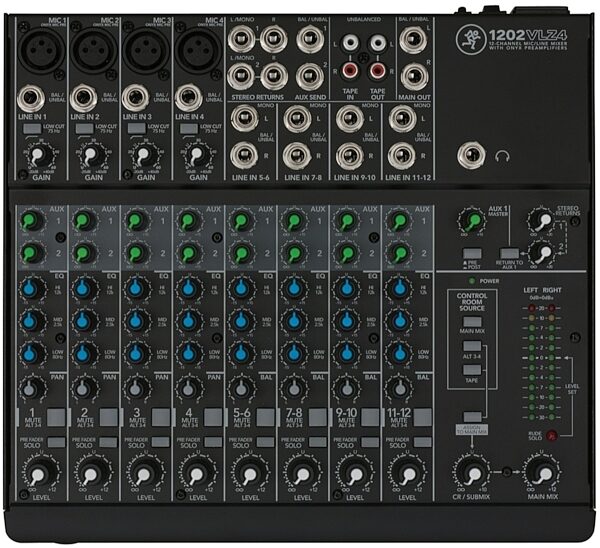 open zoom image for Mackie 1202VLZ4 12-Channel Mixer, New, Main